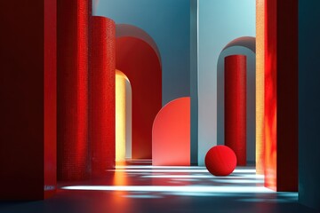 Abstract architectural scene (1)