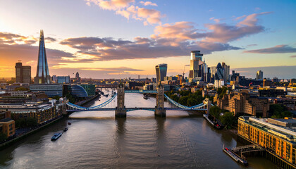 Transatlantic Icons: New York Meets London in Skyline Splendour view
