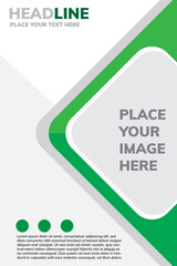 Flyer design. Business brochure template. Annual report cover. minimalist design.