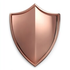 Elegant copper shield design