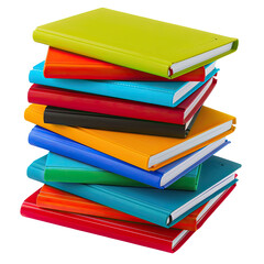 Stack of colorful books (5)