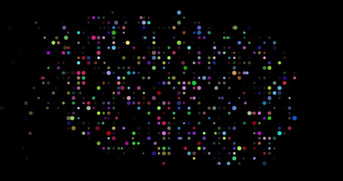 Dynamic Particles Entering Screen to Build Vibrant Bouvet Island Map