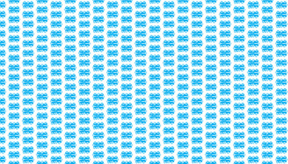 Blue Cloud Pattern on White Background weather