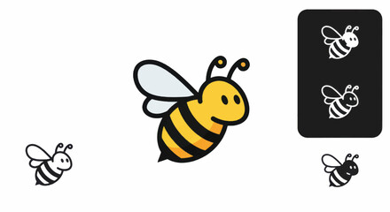 Cartoon Bee Illustration.