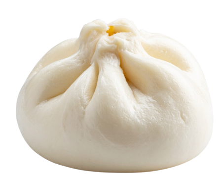  Isolated Steamed Bun for Packaging Design