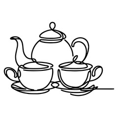 Teapot and Teacups