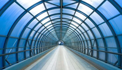 Obraz premium Modern pedestrian tunnel