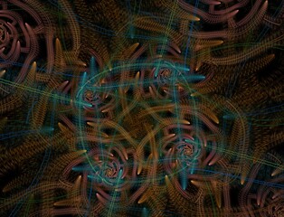 Imaginatory fractal abstract background Image