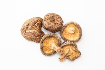 干し椎茸　白バック