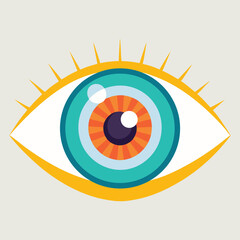 Creative Human Eye Vector Illustration
