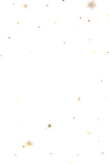 3D star confetti vertical frame.