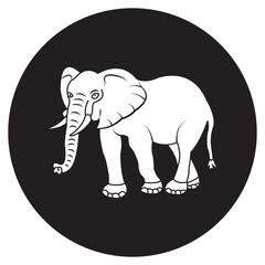  elephant icon design