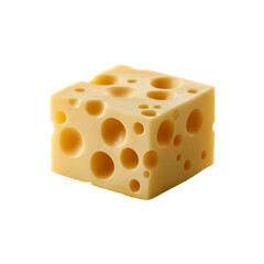 scommerce photo of delicious swiss cheese slices, white background, hyper realistic photography