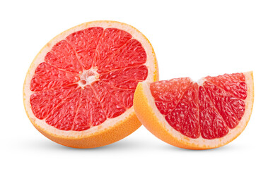 grapefruit isolated on transparent png (Image from camera)