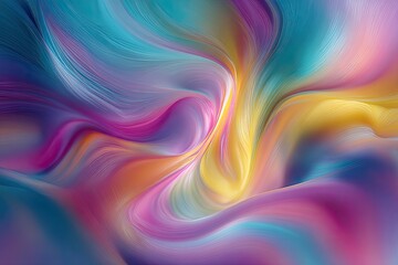 Obraz premium Abstract swirl of vibrant colors (3)