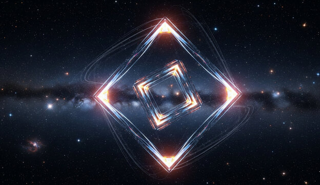 A image of 4D tesseract looks good 