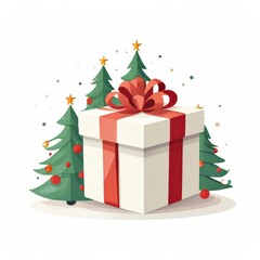 an AI Image Generator, Festive Gift Boxes