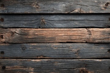Dark weathered wooden planks