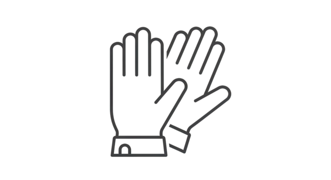 Outstretched hands in a gesture of applause isolated PNG with Transparent Background