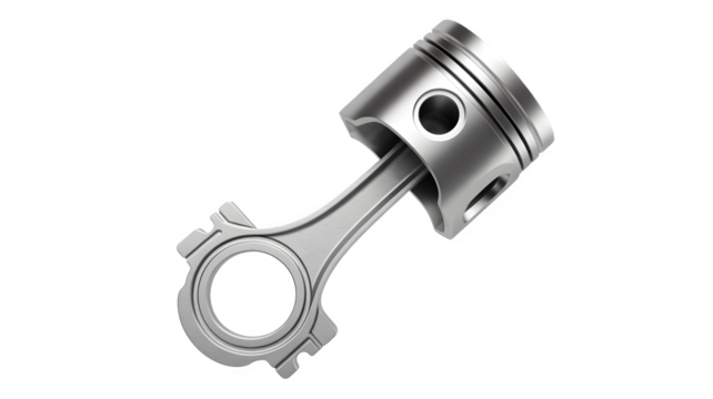 Precision-engineered piston for high-performance engines and automotive innovation, powering the future of transportation, metallic finish