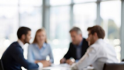 Business colleagues in meeting room — participating in discussion and decision-making