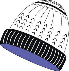 Stylish winter beanie hat, perfect for cold weather