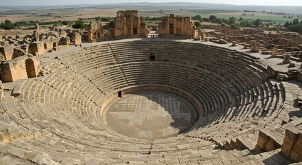 Ancient amphitheater ruins