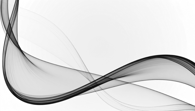 PNG black smoke swirling along a frame edge in S-curve, rhythmic and flowing, perfect for abstract, mystical, fantasy