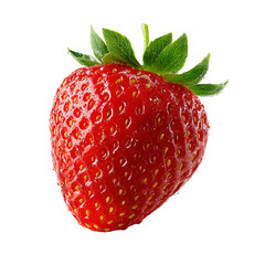 Fresh Ripe Strawberry Isolated