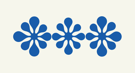 Elegant blue floral pattern perfect for textile design projects and stylish backdrops