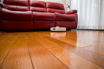 家事支援ロボット、自動掃除ロボット、人間に代わり居室の隅々まで自動的に掃除してくれる掃除ロボット