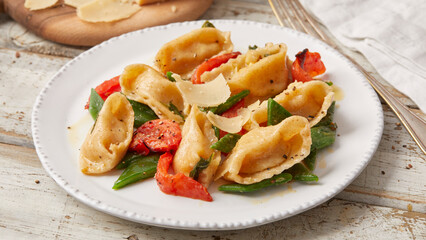 Agnolotti with sage