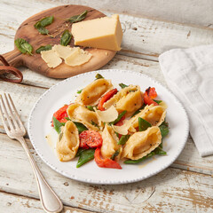 Agnolotti with sage