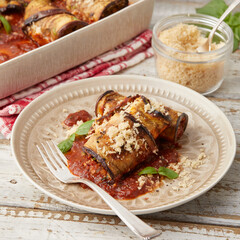 Tofu braciola