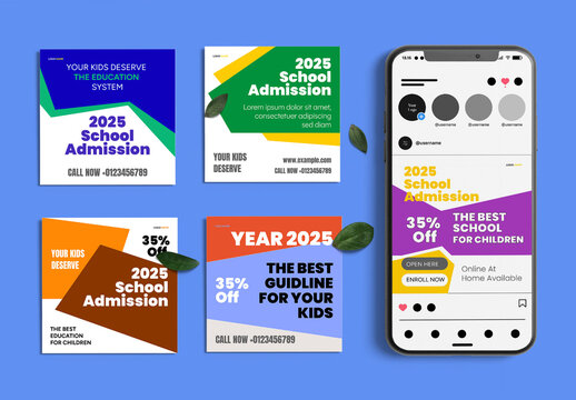 Admission Social Media Post Ideas for Schools