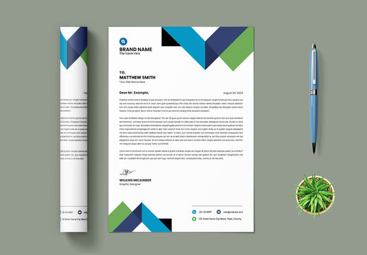 Creative Letterhead Layout
