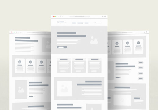Wireframe Template Layout