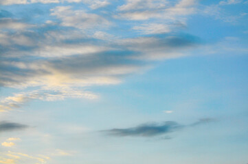 blue sky with clouds