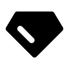 shine diamond solid icon
