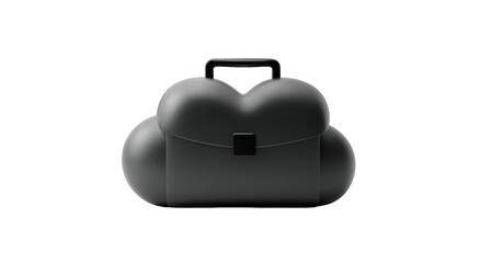 Gray heart-shaped storage case