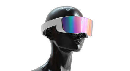 VR headset on mannequin head