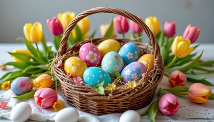 Fototapeta premium Easter Basket