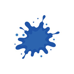 abstract pink blue green paint splash