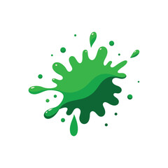 abstract pink blue green paint splash