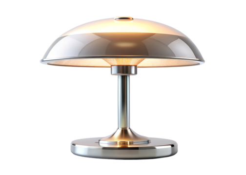 futuristic small table lamp png image on transparent background