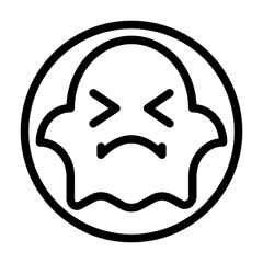 a collection of icons containing various icons with ghost, scary and so on emotes