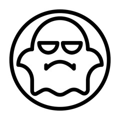 a collection of icons containing various icons with ghost, scary and so on emotes