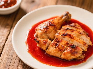 Yuzu Miso BBQ Sauce & Grilled Chicken