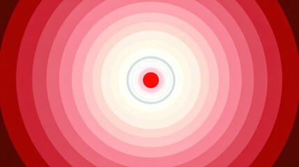 Flat digital art with pink gradient background and red circular center, soft blurred edges, high-resolution abstract design, minimalist and visually striking, ideal for wallpapers