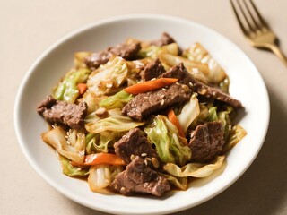 Savory Beef and Cabbage Stir-fry Recipe